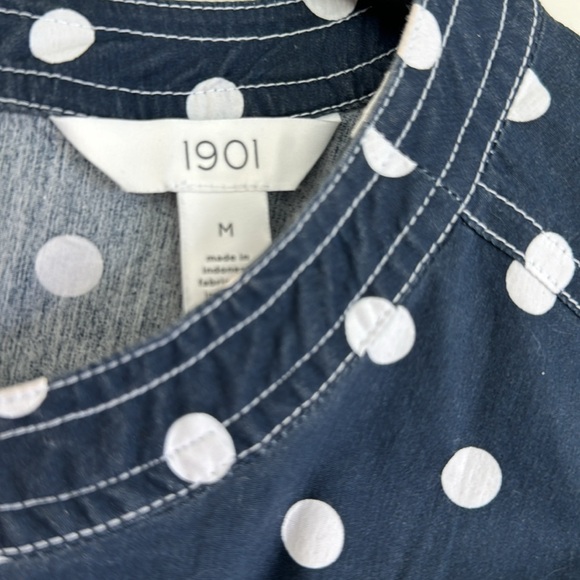 Polkadot midi dress. - Picture 2 of 5